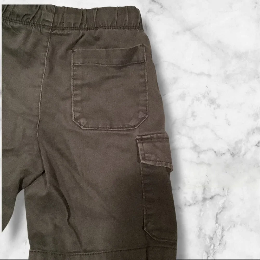 Old Navy Boys Grey‎ Cargo Shorts Size M/8 Cotton Blend